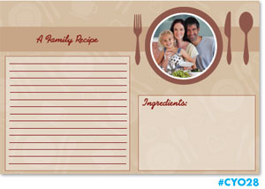 recipe card