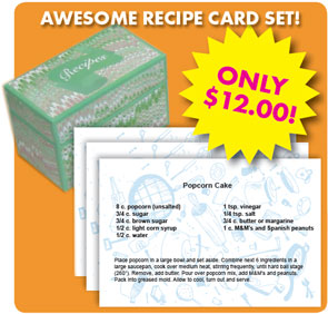 recipe card set